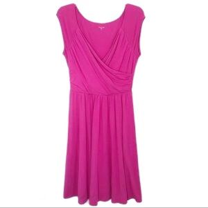 Garnet Hill | Pink Faux Wrap Dress